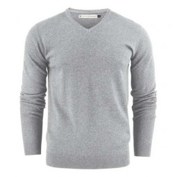 Pull col V en maille