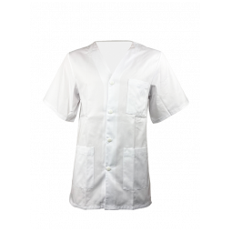 Tunique blanche fermeture à...